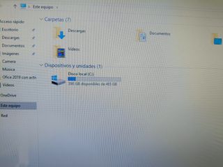 Ordenador,todo en pantalla 