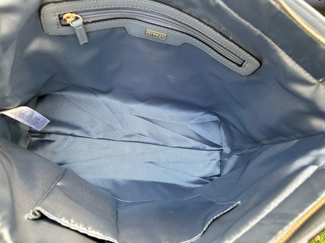 Bolso azul grisáceo marca Carpisa