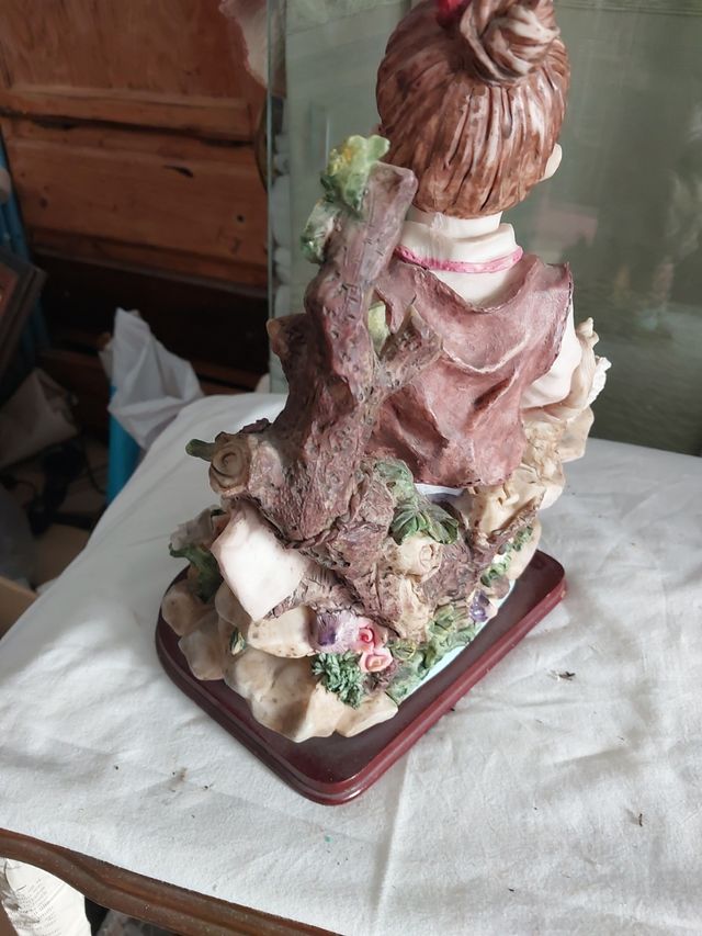 Figura antigua de resina 