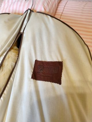 Abrigo o Chaquetón pelo largo rubio natural