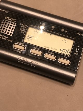 Sintonizador de guitarra o bajo Seiko