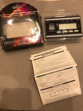 Sintonizador de guitarra o bajo Seiko