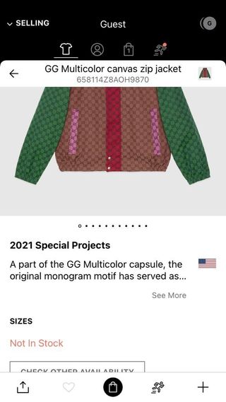 Chaqueta Gucci x the north face ,talla S