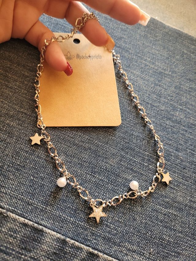 Collar de estrellas acero
