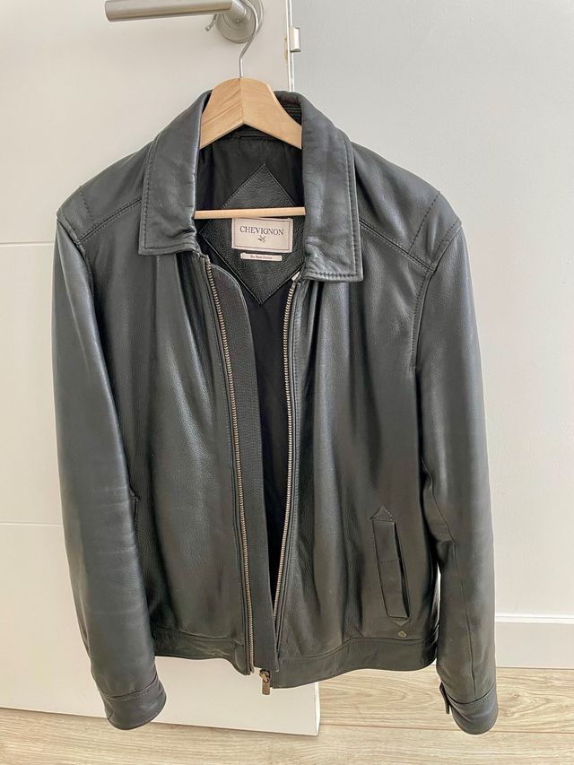 Chevignon Casaco Vintage Pele Vaca