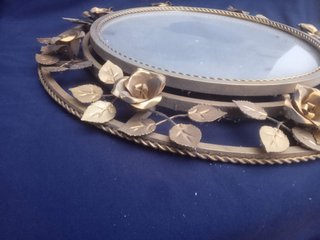 Espejo antiguo dorado