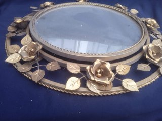 Espejo antiguo dorado