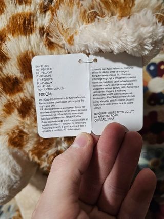 NUOVO - Giraffa Peluche 100cm