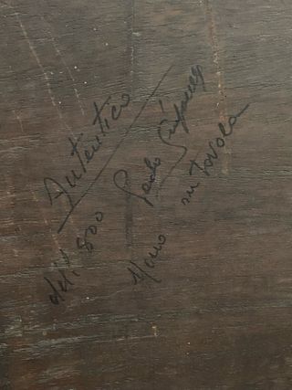 Dipinto su tavola dell'800