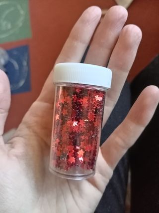 Estrellitas rojas para manualidades 