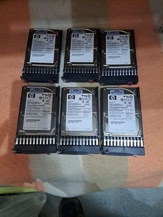 6 discos duros scsi de 36Gb