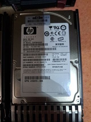 6 discos duros scsi de 36Gb