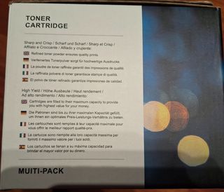 Cartuchos de Tóner 2 Pack 4 piezas