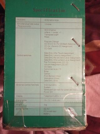 Teclado Piano Midiplus