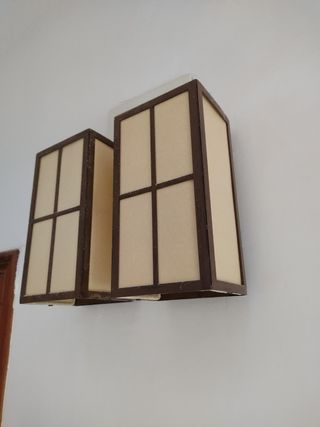 Apliques de luz para pared