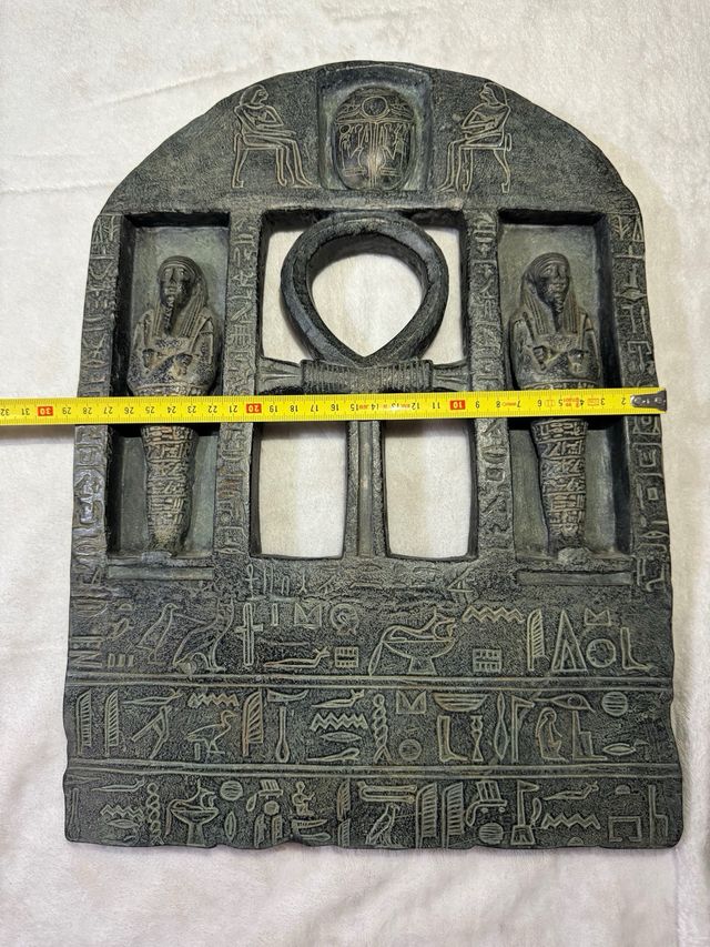 Tabla Egipcia de Estela con Anhk“Atenea Coleccion”