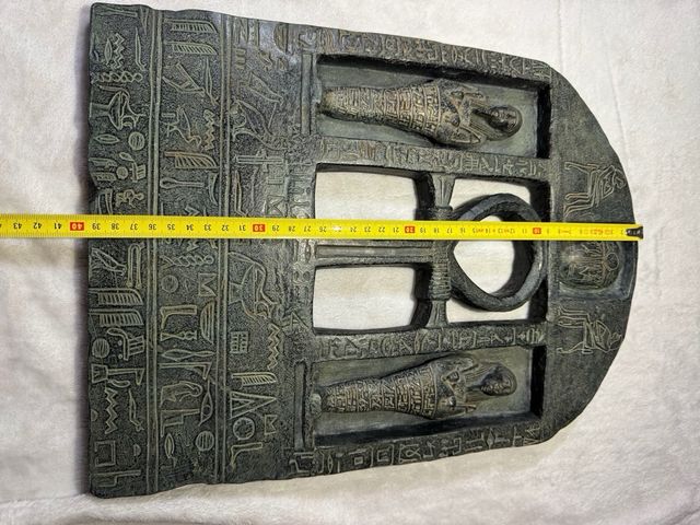 Tabla Egipcia de Estela con Anhk“Atenea Coleccion”