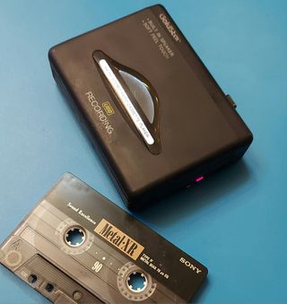 Walkman casete grabador con radio