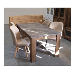 Mesa nordica y 4 Sillas beige o grises