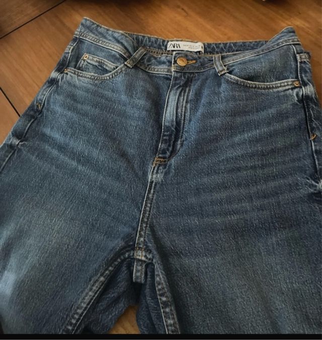 Vaqueros rectos zara talla 38