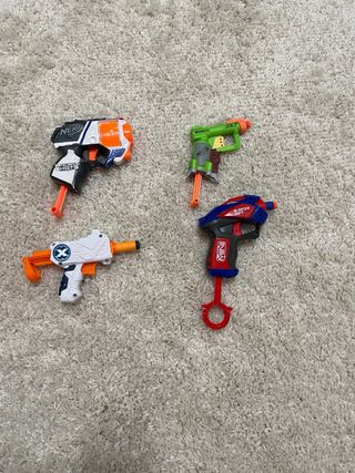 Pistolas nerfs pequeñas
