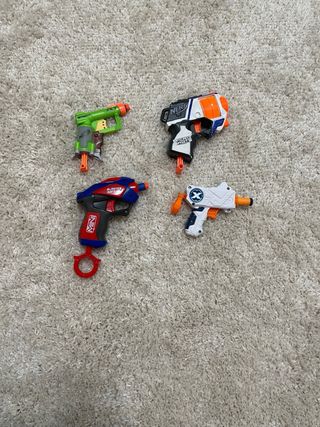Pistolas nerfs pequeñas