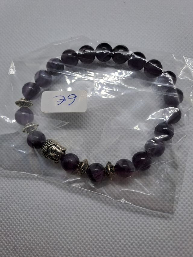 Pulsera amatista buda 8mm