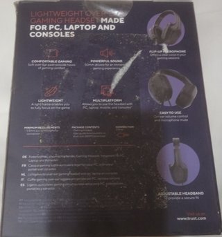 Auricular Gaming zirox trust  compatible play 4,5