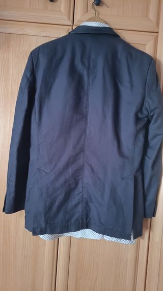 Conjunto caballero de traje azul marino#Mango