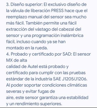 Sensor de monitoreo de presión de neumáticos 