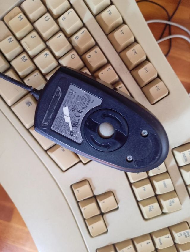 Teclado Español PS2 Microsoft y Ratón PS2