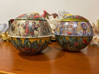 Scatole natalizie in latta