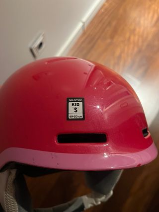 Casco esquí niña