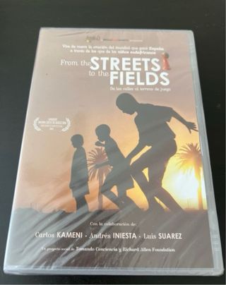 DE LAS CALLES AL TERRENO DE JUEGO DVD NUEVO