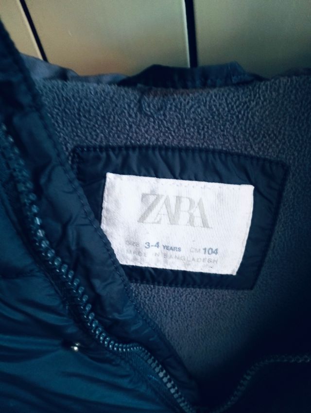 Abrigo niño zara