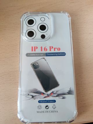 Funda+Cristal templado iPhone 16 pro