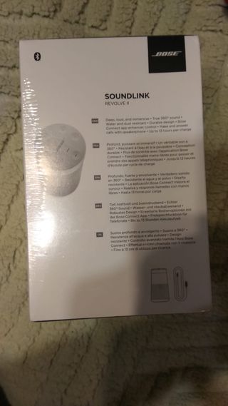 Bose Altavoz Bluetooth portátil SoundLink RevolvII