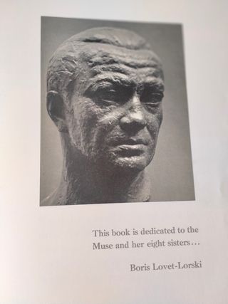 Libro di arte e scultura Boris Lover Lor