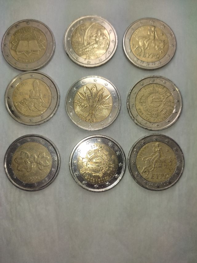 VENDO LOTE DE MONEDAS DE 2€