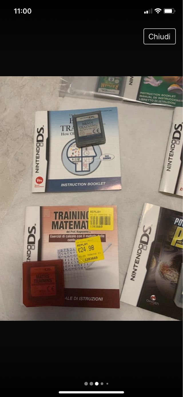 9 giochi Nintendo DS vintage