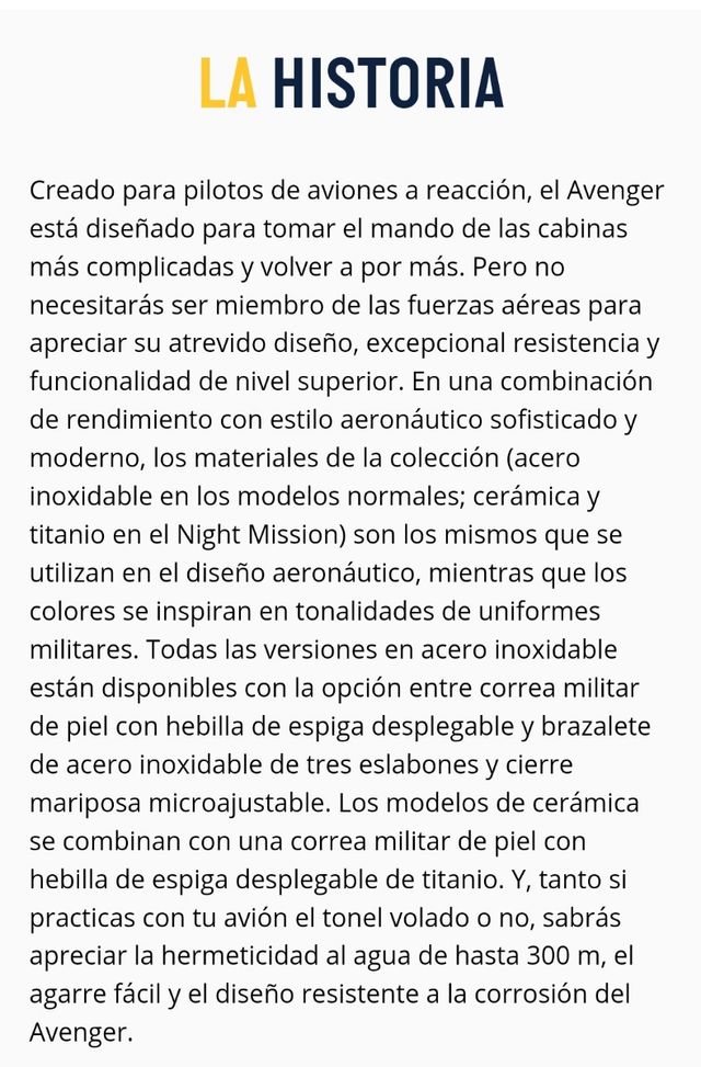 Reloj Breitling Avenger Night Mission