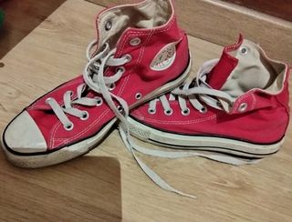 Converse rojas botas
