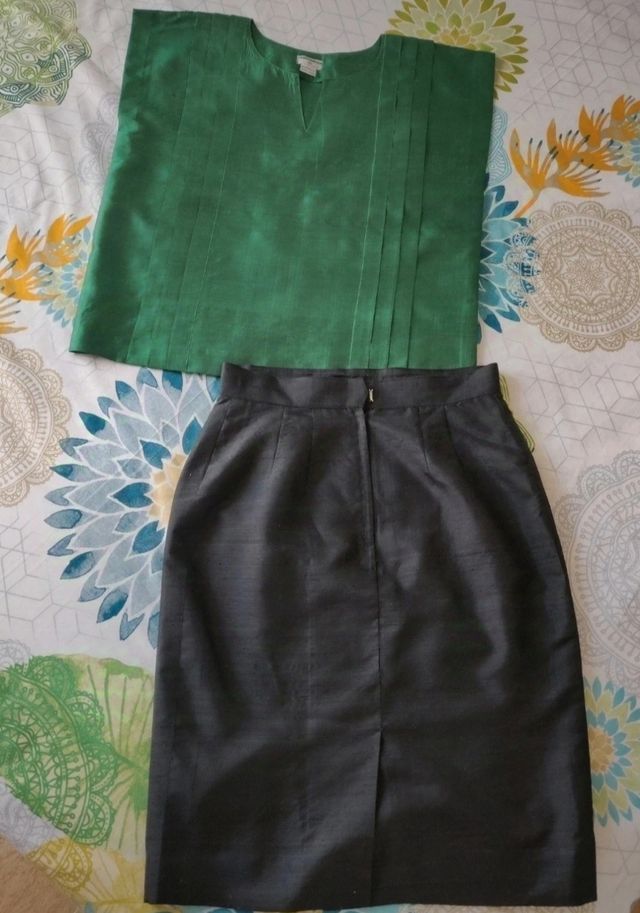 Conjunto seda Tailandesa