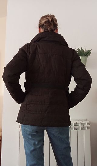 Anorak Mango relleno plumas, no sintetico