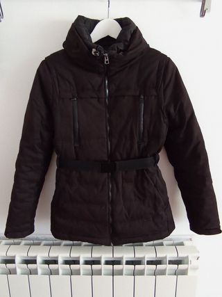 Anorak Mango relleno plumas, no sintetico