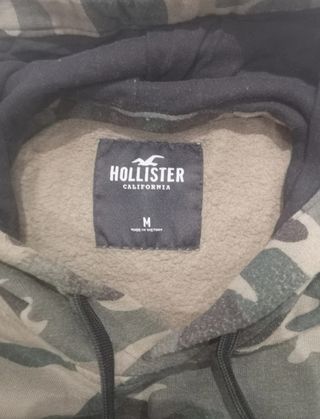 Hollister sudadera camuflaje talla M