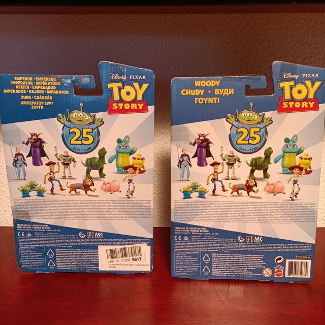 Woody y Emperador Zurg. Edición 25 aniversario.