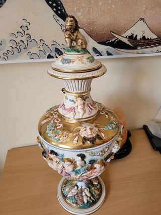 Vaso antico marca Capodimonte