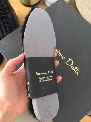 Botin de piel Massimo Dutti