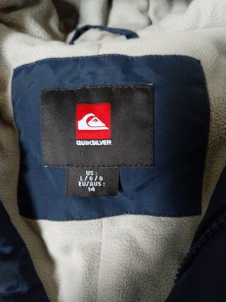 Cazadora Quicksilver como nueva 